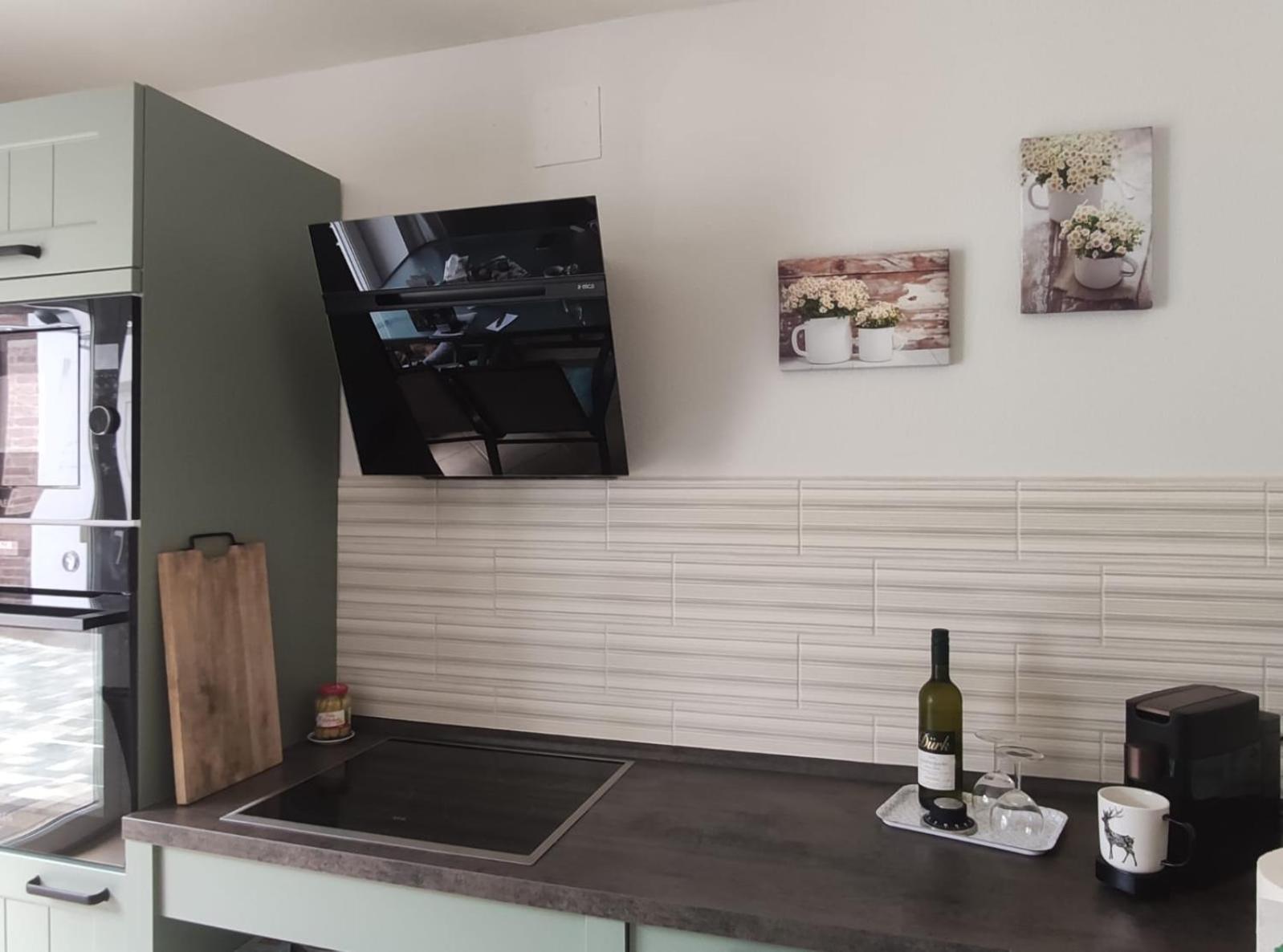 Ferienhaus Blaue Blume Mit 11 Kw Ladestation, Kamin, Terrasse, Eingezaeuntem Garten, Sauna, Wlan, Netflix, 2 Hunde Willkommen! Güntersberge Eksteriør bilde