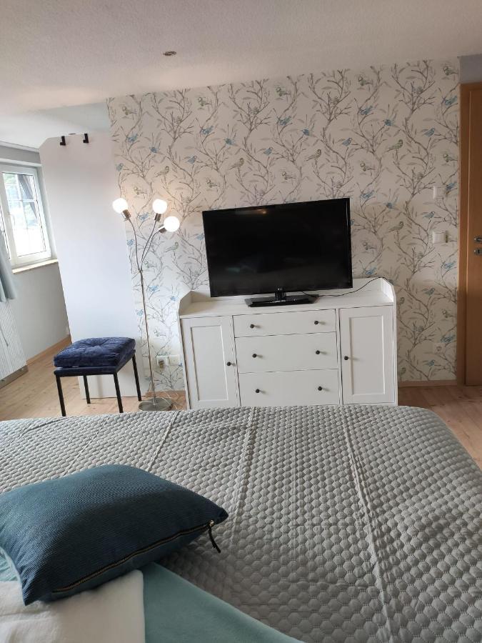 Ferienhaus Blaue Blume Mit 11 Kw Ladestation, Kamin, Terrasse, Eingezaeuntem Garten, Sauna, Wlan, Netflix, 2 Hunde Willkommen! Güntersberge Eksteriør bilde