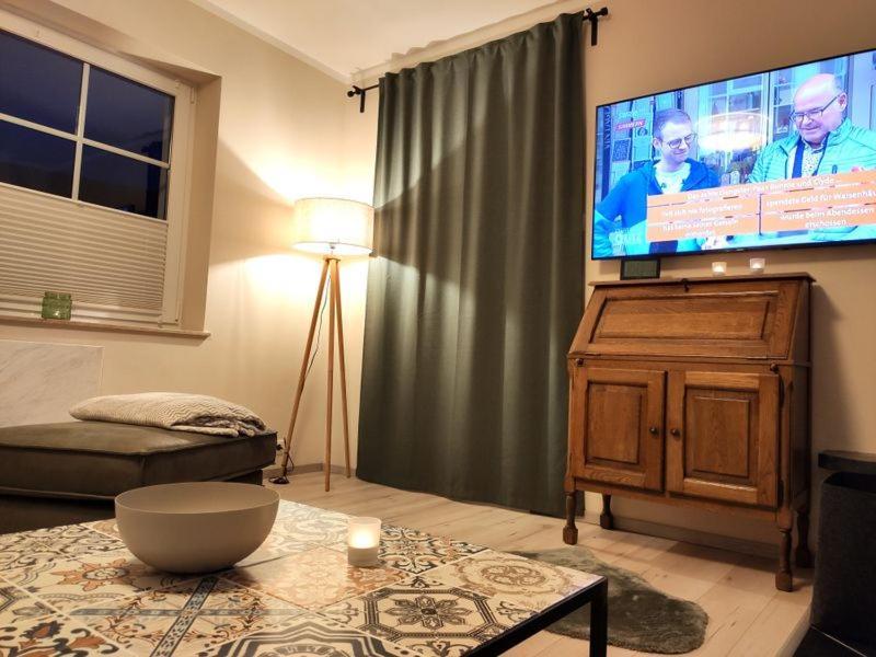 Ferienhaus Blaue Blume Mit 11 Kw Ladestation, Kamin, Terrasse, Eingezaeuntem Garten, Sauna, Wlan, Netflix, 2 Hunde Willkommen! Güntersberge Eksteriør bilde